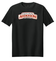 64000 Black "Anderson Raptors Traditional logo" Tee